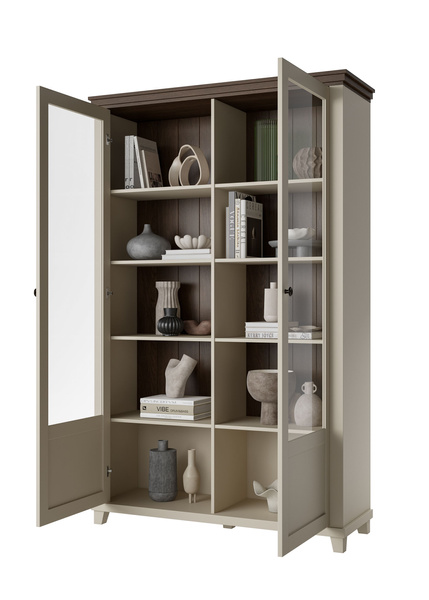 Evora WM - Witryna 2-drzwiowa Beż Jasny Dąb Dunin