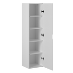 MONA-03 - Słupek Wysoki 1-drzwiowy 130cm Biały Mat