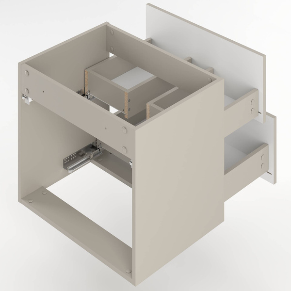 DELICA-02 - Szafka Pod Umywalkę 2S 60cm Kaszmir