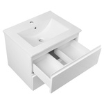 Astor Zestaw Reno 60 cm Szafka z Umywalką Biały Połysk