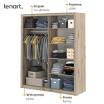 IDEA ID-03 - Szafa Przesuwna 2-drzwiowa San Remo