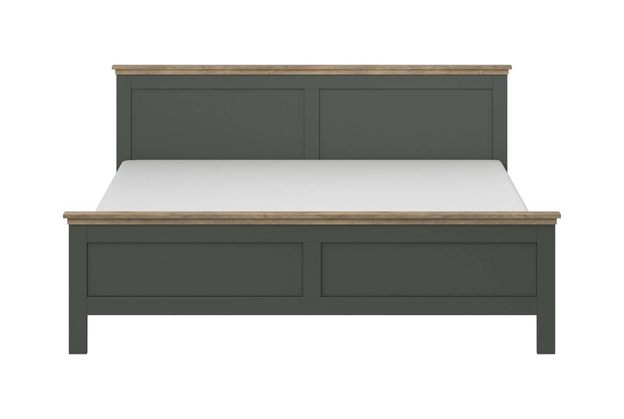 Evora S Łóżko 140/200 cm Zielony / Dąb Lefkas