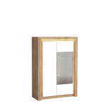 LIVINIO-5 - Witryna 2-drzwiowa Ribbeck Biały Połysk