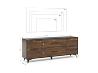 Frida RTV2D2S - Komoda RTV 2D2S Shirin Walnut