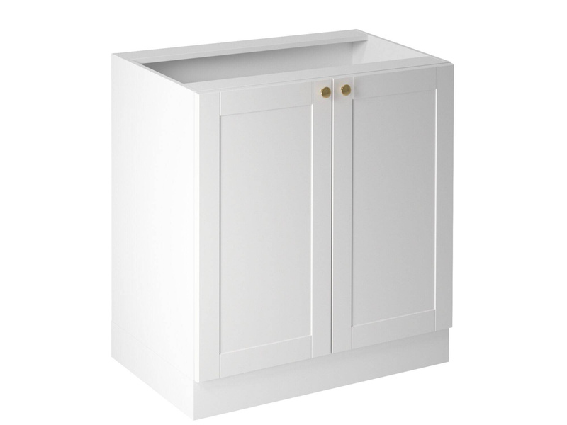 Szafka Kuchenna Dolna 2-drzwiowa D80 Linea White Biały Mat