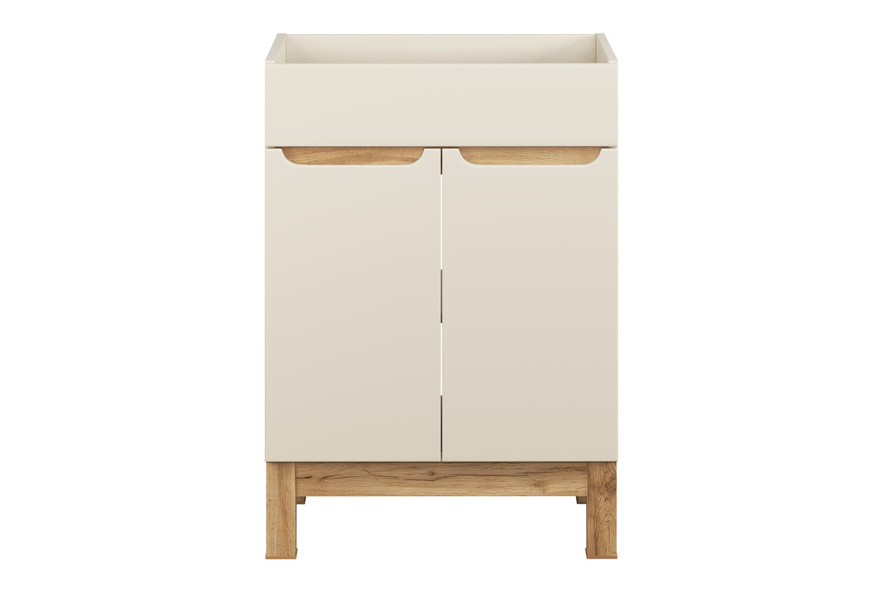 Zestaw Szafka Pod Umywalkę z Blatem 60 cm Bali Cashmere