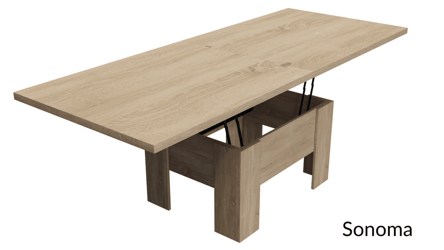 ERYK - Ławostół Ława Rozkładana Stolik Kawowy Dąb Sonoma