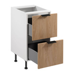 Szafka Kuchenna Dolna 2S Sorento D45S2 AX Biały Mat Puccini