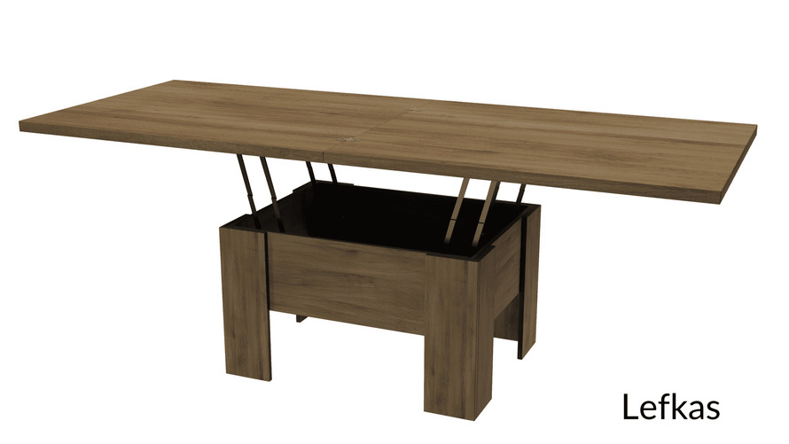 ERYK - Ławostół Ława Rozkładana Stolik Kawowy Dąb Lefkas