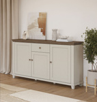 Evora WM - Komoda 3D1S Beż Jasny Dąb Dunin