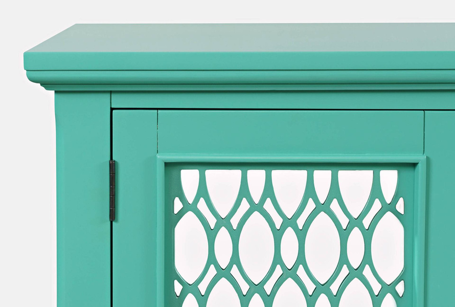 Komoda drewniana turkusowo-zielona Avola AV2253-38