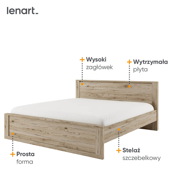 IDEA ID-08(180) - Łóżko 180 San Remo