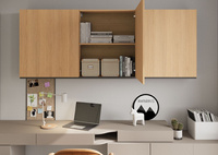 WOOW WO-06 - Szafka Wisząca 3-drzwiowa Dąb Vincenza Bielona