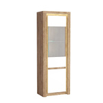 LIVINIO-4 - Witryna 2-drzwiowa Ribbeck Biały Połysk