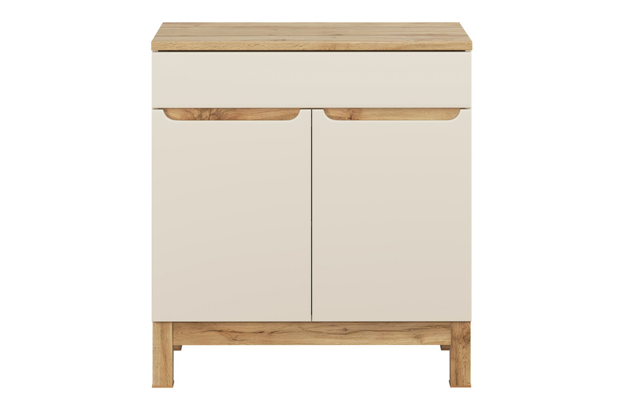 Zestaw Szafka Pod Umywalkę z Blatem 80 cm Bali Cashmere