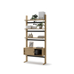 OLLIE OL-01 - Regał 2D Dąb Olejowany