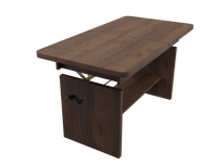 JANEK - Ławostół Ława Rozkładana Stolik Kawowy Orzech Warmia
