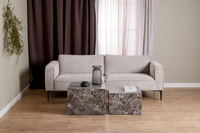 Actona Stolik Kawowy Dice 2 Sztuki Light Brown Emperador