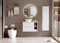 CLEO-03 - Słupek Wysoki 1-drzwiowy Biały Mat