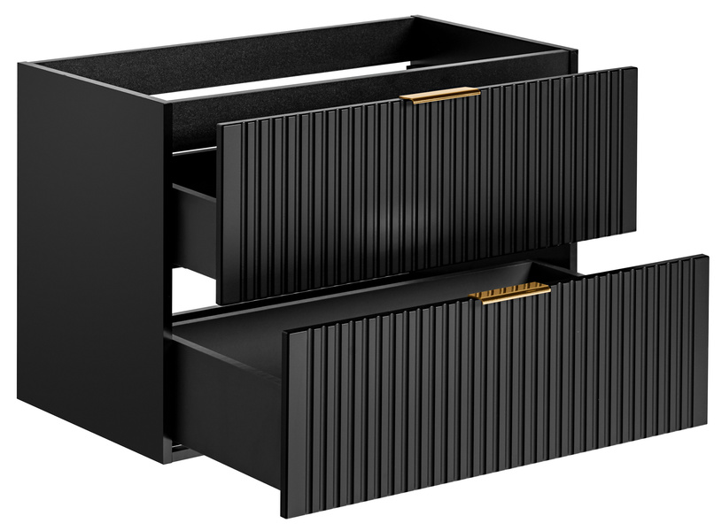 Szafka pod umywalkę 80 cm ADEL BLACK