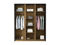 MONTANA GREY S3D - Szafa 3-drzwiowa Dąb Lefkas/Smooth Grey