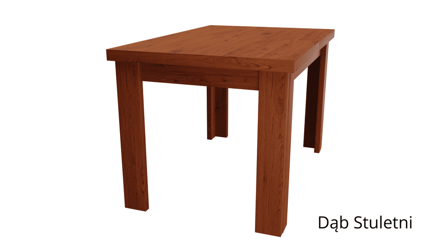 Mały Stół Rozkładany Do Jadalni Dąb Stuletni