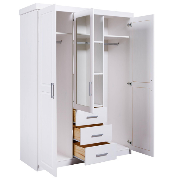 Szafa GERALDO drewniana biała