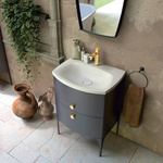 Oristo Szafka pod umywalkę 102 cm 2S LOUIS granatowa mat