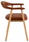Actona Krzesło Z Podłokietnikiem Addi Brązowe