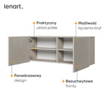 TEEN FLEX TF-10 - Szafka Wisząca 2D Silk Flou