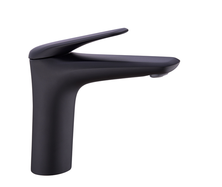 Bateria Umywalkowa Niska Niagara Czarny Mat