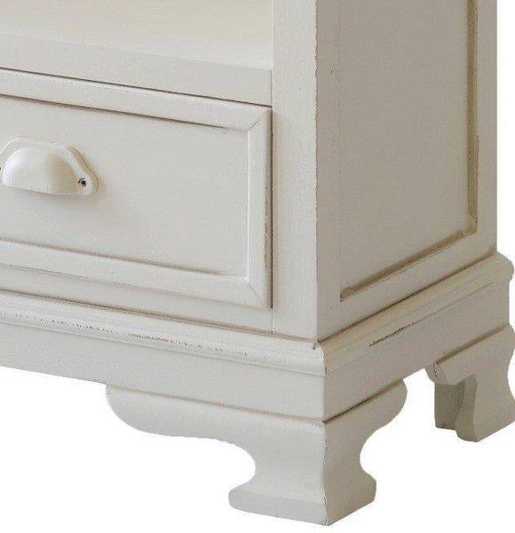 Pesaro 043 Witryna 1S/1D prowansalska kremowa drewno/mdf