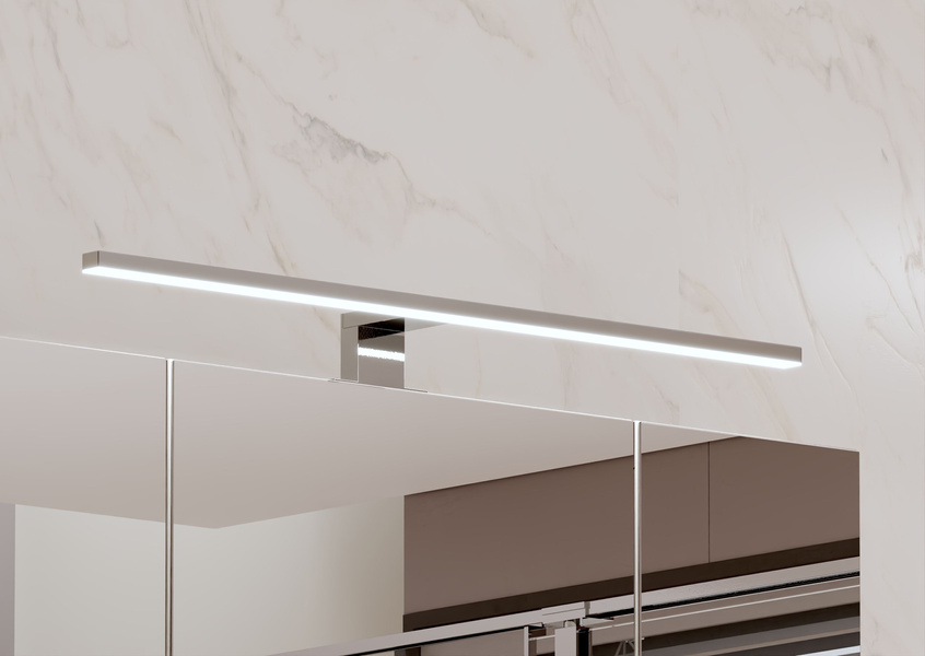 ALA - Lampa LED Nad Szafkę 60 cm Chrom 230V IP44