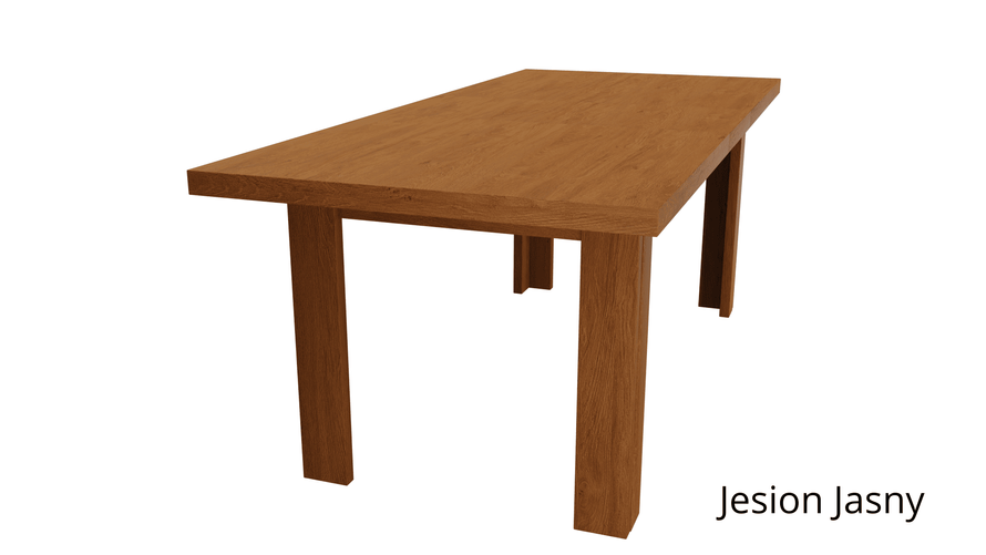 Duży Stół Rozkładany Do Jadalni Jesion Jasny