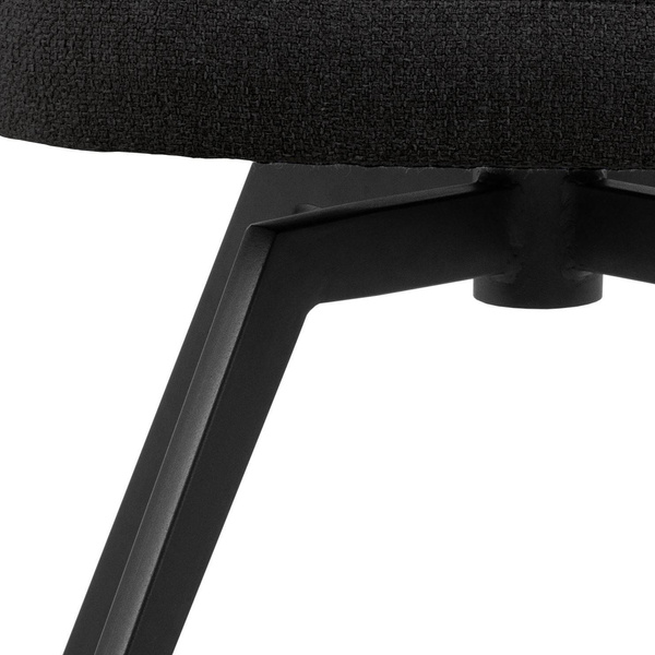 Actona Krzesło Do Jadalni z Podłokietnikiem Darlene Antracyt