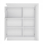 Lyon Biały LYOV04L - Witryna Lewostronna 2-drzwiowa Biała