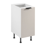 Szafka Kuchenna Dolna 1D Sorento D40 P/L Biały Mat Beżowy Mat