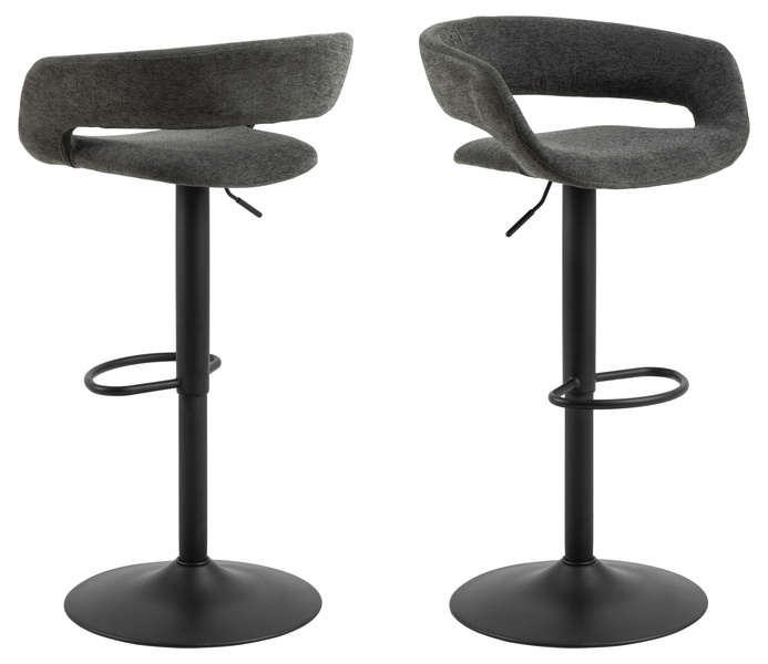 Actona Hoker Obrotowy Grace Ciemny Szary