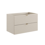 Zestaw Szafka Pod Umywalkę z Blatem 80 cm 2 Szuflady Dalia Cashmere