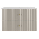 AQUA-01 - Szafka z Umywalką 2S 80cm Kaszmir Zestaw-3