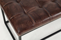 AV1730-78 Ławka pikowana Avola Dark Sienna