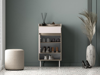 Szafka Na Buty 1D1S VOCO 04 Cashmere Dąb Cremona Terracotta