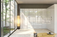 Family FM-23-WB - Szafa 3-drzwiowa Garderoba Biały Mat Biały Połysk