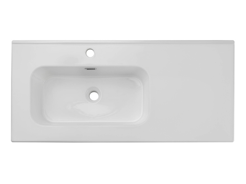 Umywalka Meblowa Ceramiczna 100 cm Lewa GO 2 100CM L DP E-8095-100L Biały Połysk