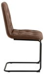 Actona Krzesło Tapicerowane Kira Brązowe