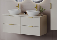 PILE-02 Szafka Pod Umywalkę 2S 60 cm Cashmere