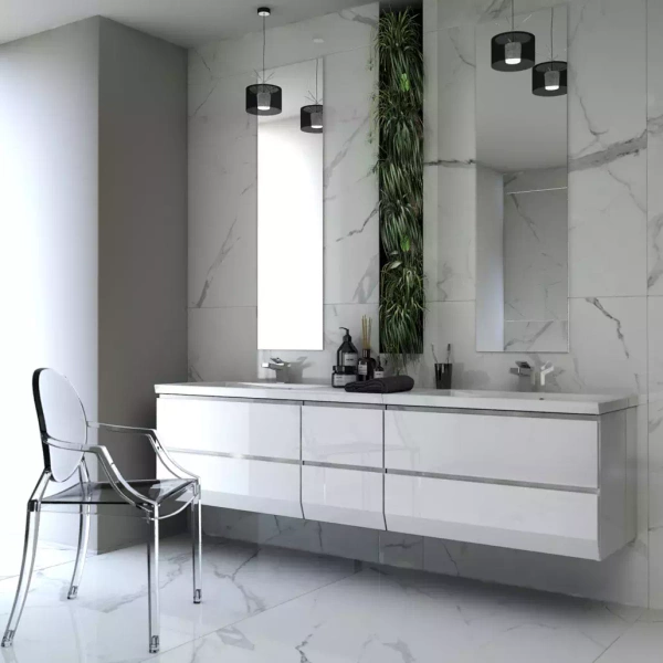 Oristo Szafka pod umywalkę 40 cm BRYLANT biała