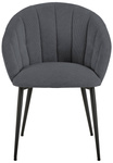 Actona Krzesło Do Jadalni z Podłokietnikiem Daniella Antracyt