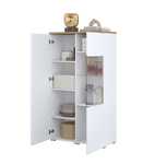 Modo - Witryna 2D Biały Mat Dąb Mauvella