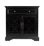 AV275-32 Komoda 2D/1S Avola Antique Black